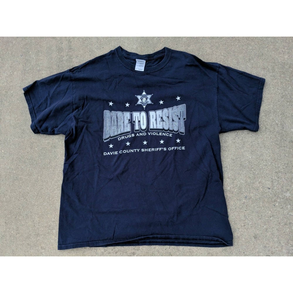 Vintage Dare D.A.R.E‎ To Resist Drugs And Violence T-Shirt Mens Sz XL 90s